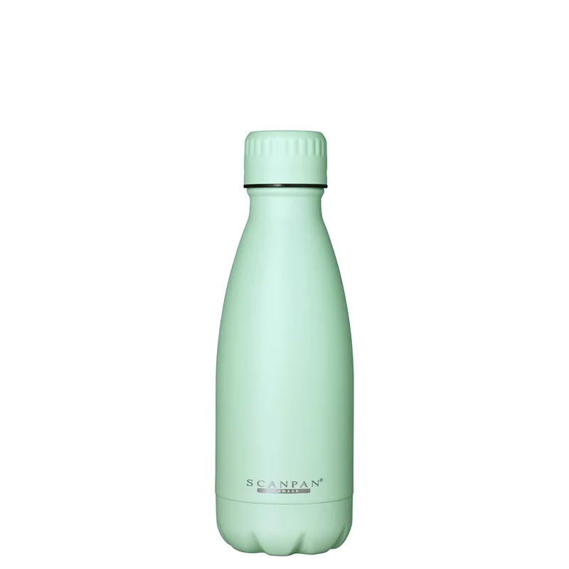 Borraccia termica verde acqua da 350 ml in acciaio inox