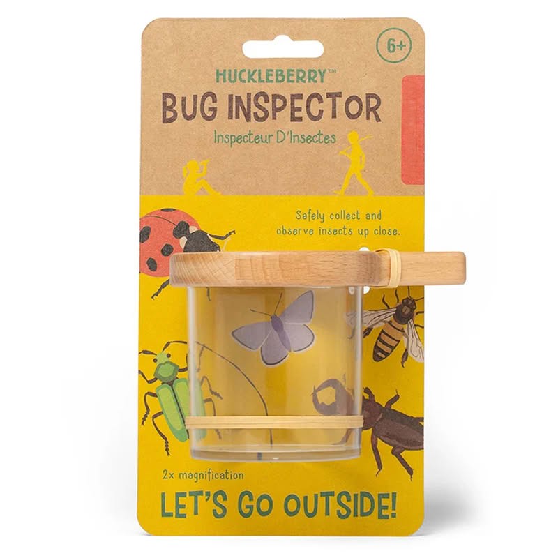 Contenitore con lente a ingrandimento 2x per osservare comodamente insetti o altre specie